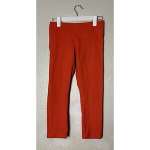 Lululemon Align Crop Leggings High Rise 22" Inseam Bright Coral Size 6